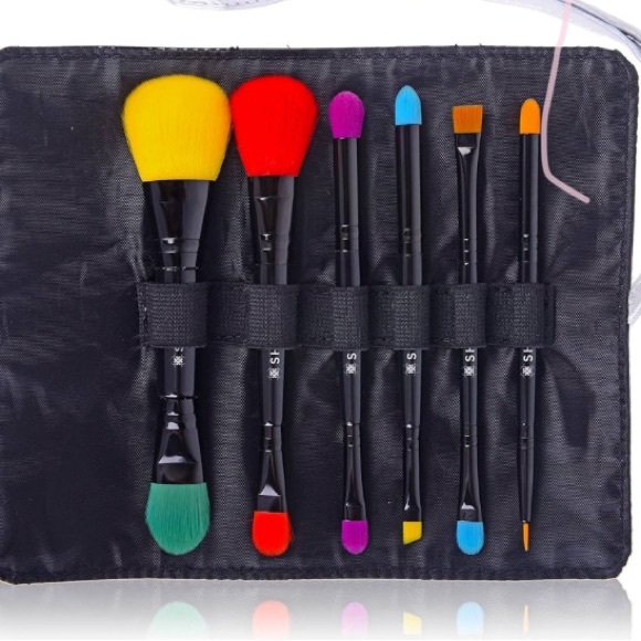 Brush Set | NIB Vegan 6-Piece Double-Sided Makeup Brush Set - Picture 5 of 9